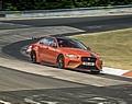 Jaguar XE SV Project 8 bei seiner Rekordfahrt auf dem Nürburgring.  Foto: Auto-Medienportal.Net/Jaguar